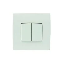 Interrupteur double va-et-vient encastrable PERFECT - Debflex 737150