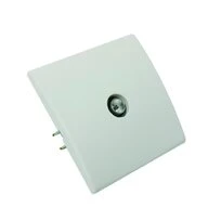 Prise TV encastrable blanc PERFECT - Debflex 737180