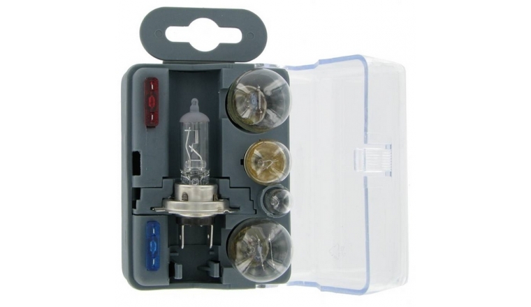 Coffret de secours H7 5 ampoules / 2 fusibles