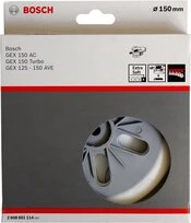 Plateau de ponçage extra-souple 150mm pour Bosch GEX 150 et 125 - Bosch 2608601114