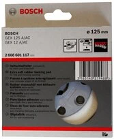 Plateau extra-souple pour ponceuse Bosch GEX 125 A/AC et GEX 12A/AE - Bosch 2608601117
