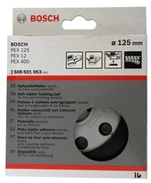 Plateau de ponçage souple pour ponceuse Bosch PEX 125/12/400 - Bosch 2608601063