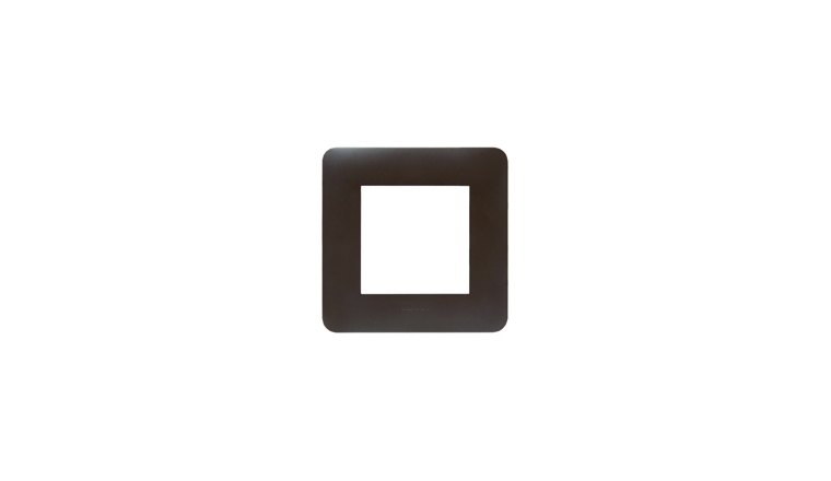 Plaque de finition simple couleur chocolat mat CASUAL - Debflex 742081