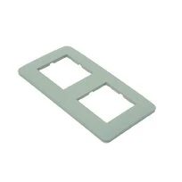 Plaque de finition double beige mat - Debflex Casual 742052