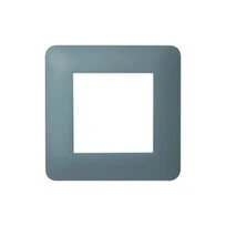 Plaque de finition simple taupe mat - Debflex Casual 742031