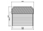 Abri de jardin en Bois GALWAY Solid 4.79 m² S8503