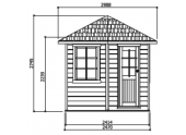 Abri de jardin en Bois NANCY Solid 5.45 m² S8205