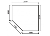 Abri de jardin en Bois NANCY Solid 5.45 m² S8205