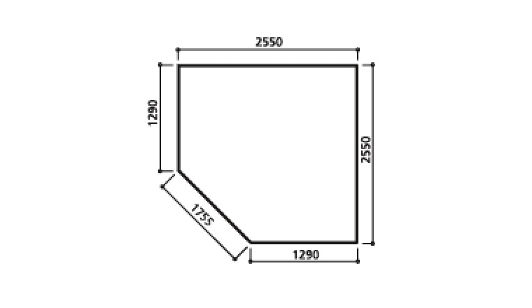 Abri de jardin en Bois NANCY Solid 5.45 m² S8205