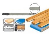 Lot de 5 lames scie sauteuse bois - 75 mm