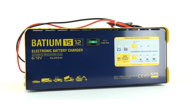 Chargeur de batterie BATIUM 15/12 Gys