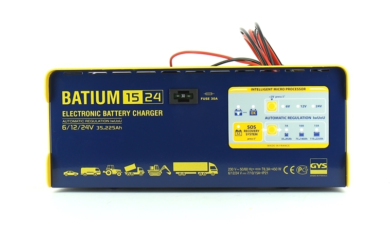 Chargeur de batterie BATIUM 15/24 Gys