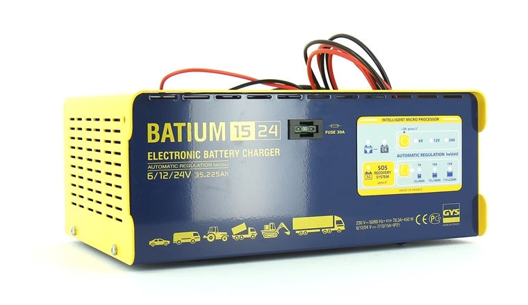 Chargeur de batterie BATIUM 15/24 Gys