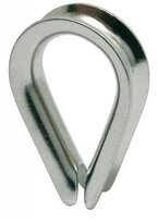 Cosse coeur diamètre 12 mm Acier Zingué Vigouroux