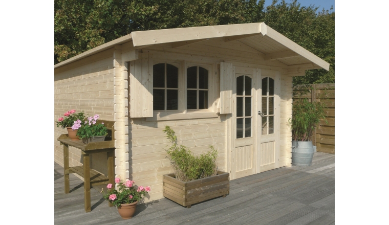 Abri de jardin en Bois RIGNITZ Solid 14.25 m² S8969