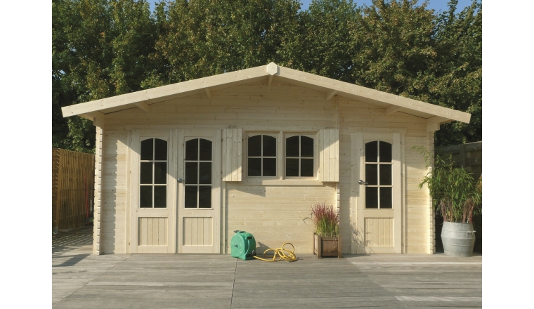Abri de jardin en Bois ROSTOCK Solid 19.69 m² S8970