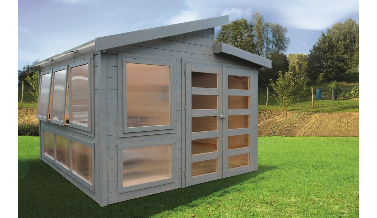 Abri de jardin en bois MERANO Solid 8.58 m² S8247
