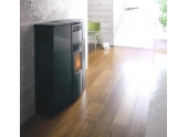 Poêle à granulés Slimmy Metal 9,3 kW Métal ivoire canalisée