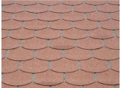 Revêtement de toit Shingles Rouge Solid 9 m² 3X-S579