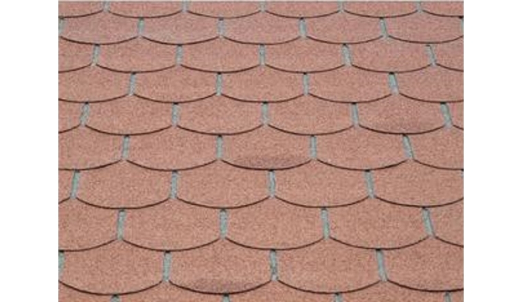 Revêtement de toit Shingles Rouge Solid 12 m² 4X-S579