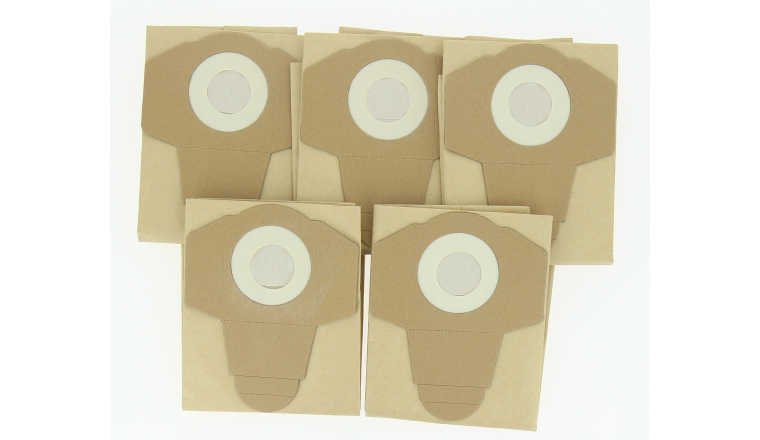 Lot de 5 sacs papier pour aspirateur LOASP301 LEMAN