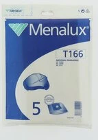 Lot de 5 sacs d'aspirateur Papier T 166 MENALUX