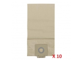 Lot de 10 sacs d'aspirateur papier 6.904-333.0 KARCHER