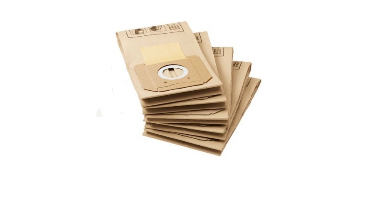 Lot de 5 sacs d'aspirateurs papier 6.904-263.0 KARCHER 