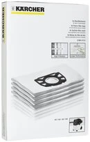 Lot de 4 sacs d'aspirateur Ouaté 6.904-413.0 KARCHER