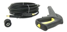 Kit raccord rapide, flexible haute pression 12 m et lance pistolet  (2.642-953.0) pour nettoyeur haute pression KARCHER