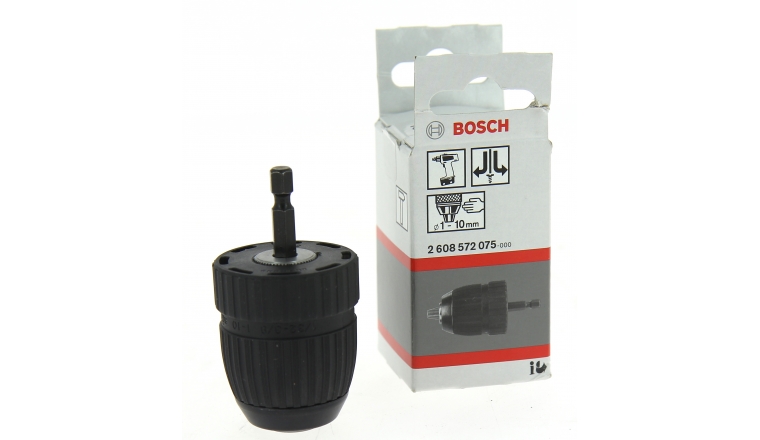 Mandrin automatique 1-10 mm adaptateur hexagonal 1/4" - BOSCH 2608572075