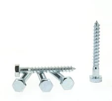 Lot de 5 Tirefonds Tête Hexagonale Inox Filetage Partiel Ø 8 x 50 mm ROCKET
