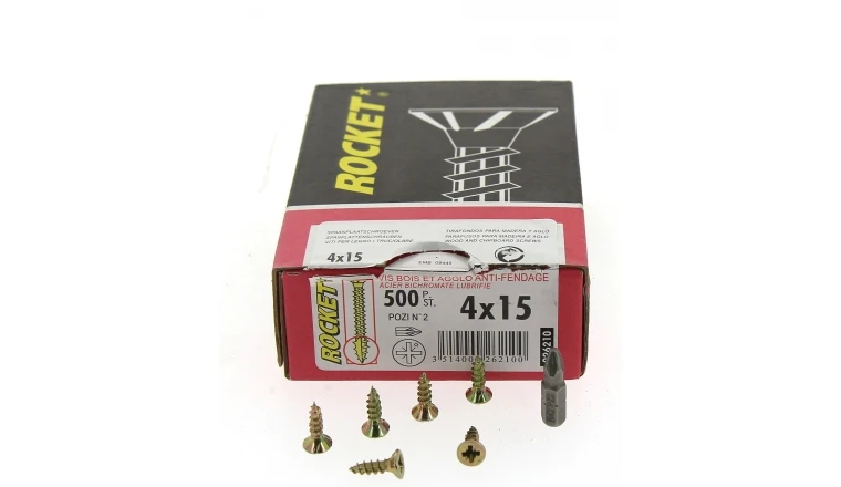 Boîte de 200 Vis à tête fraisée Torx Filetage Partiel Ø 5 x 60 mm / 40 mm