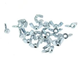 Boîte de 200 Ecrous Papillons Ø 4 mm Acier Zingué