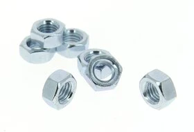 Lot de 8 Ecrous Hexagonaux Ø 12 mm Acier Zingué ROCKET
