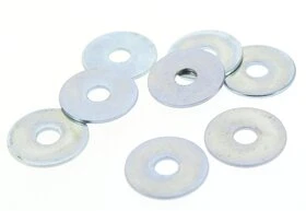 Boîte de 200 Rondelles Plates Extra-Larges Ø 8 mm Acier Zingué 