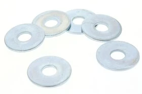 Boîte de 100 Rondelles Plates Extra-Larges Ø 12 mm Acier Zingué 