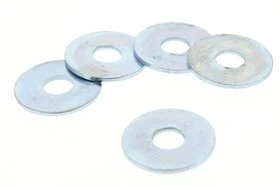 Lot de 6 Rondelles Larges Extra-Larges Ø 14 mm Acier Zingué ROCKET