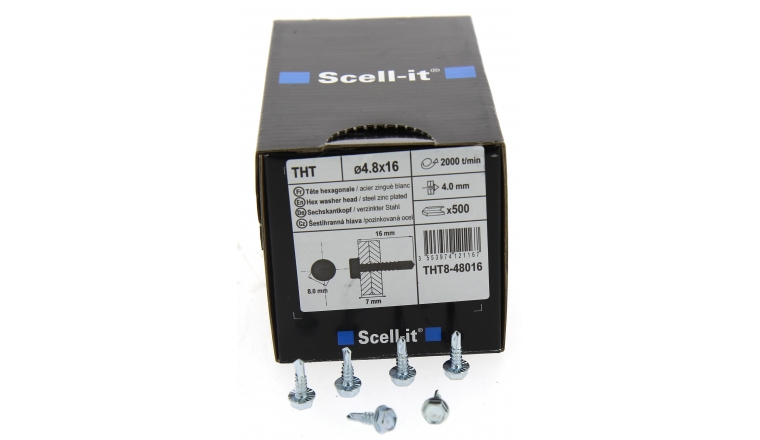 Boîte de 50 Vis de fixation à tête fraisée Torx Ø 7.5 x 212 mm SCELL-IT