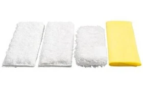 Lot de 4 chiffons microfibre spécial cuisine (2.863-172.0) pour Nettoyeur Vapeur SC KARCHER