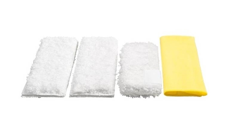 Lot de 4 chiffons microfibre spécial cuisine (2.863-172.0) pour Nettoyeur Vapeur SC KARCHER