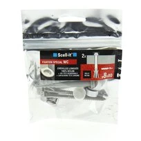 Bag de 2 Chevilles Spécial WC Nylon à Expansion Ø 8 x 80 mm SCELL-IT