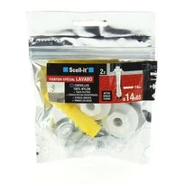 Bag de 2 Chevilles Spéciales Lavabo Nylon à Expansion Ø 14 x 65 mm SCELL-IT