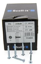 Boîte de 500 Vis à tête fraisée Cruciforme Ø 4.8 x 25 mm SCELL-IT