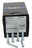 Boîte de 100 Vis de fixation à tête fraisée Torx Ø 7.5 x 92 mm SCELL-IT