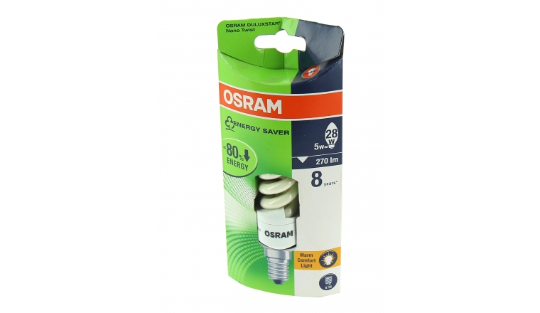 Lampe Fluocompact E14 Tube 28 W DULUXSTAR - OSRAM