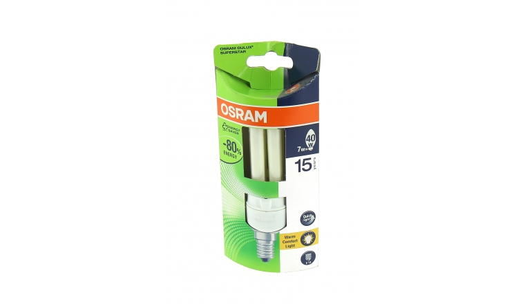 Lampe Fluocompact E14 Tube 40 W DULUX SUPERSTAR - OSRAM