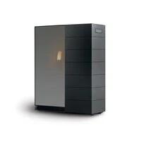 Poêle à granulés Palazzetti DENISE Métal Noir 7.4 KW canalisée