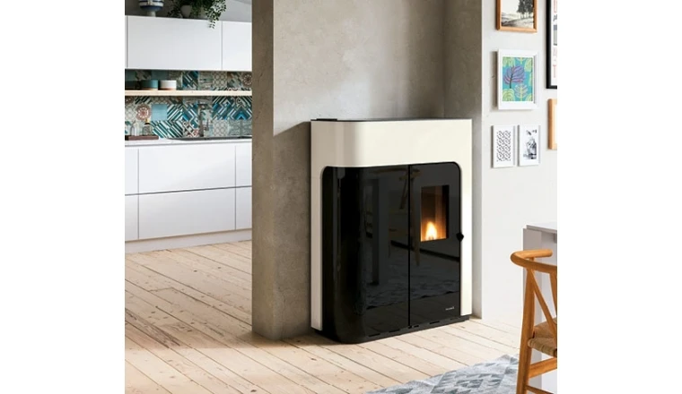 Poêle à granulé Palazzetti Elisabeth 12kw canalisée