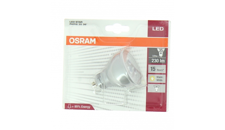Lampe LED GU10 Spot 35 W LED STAR PAR16 35 36° - OSRAM